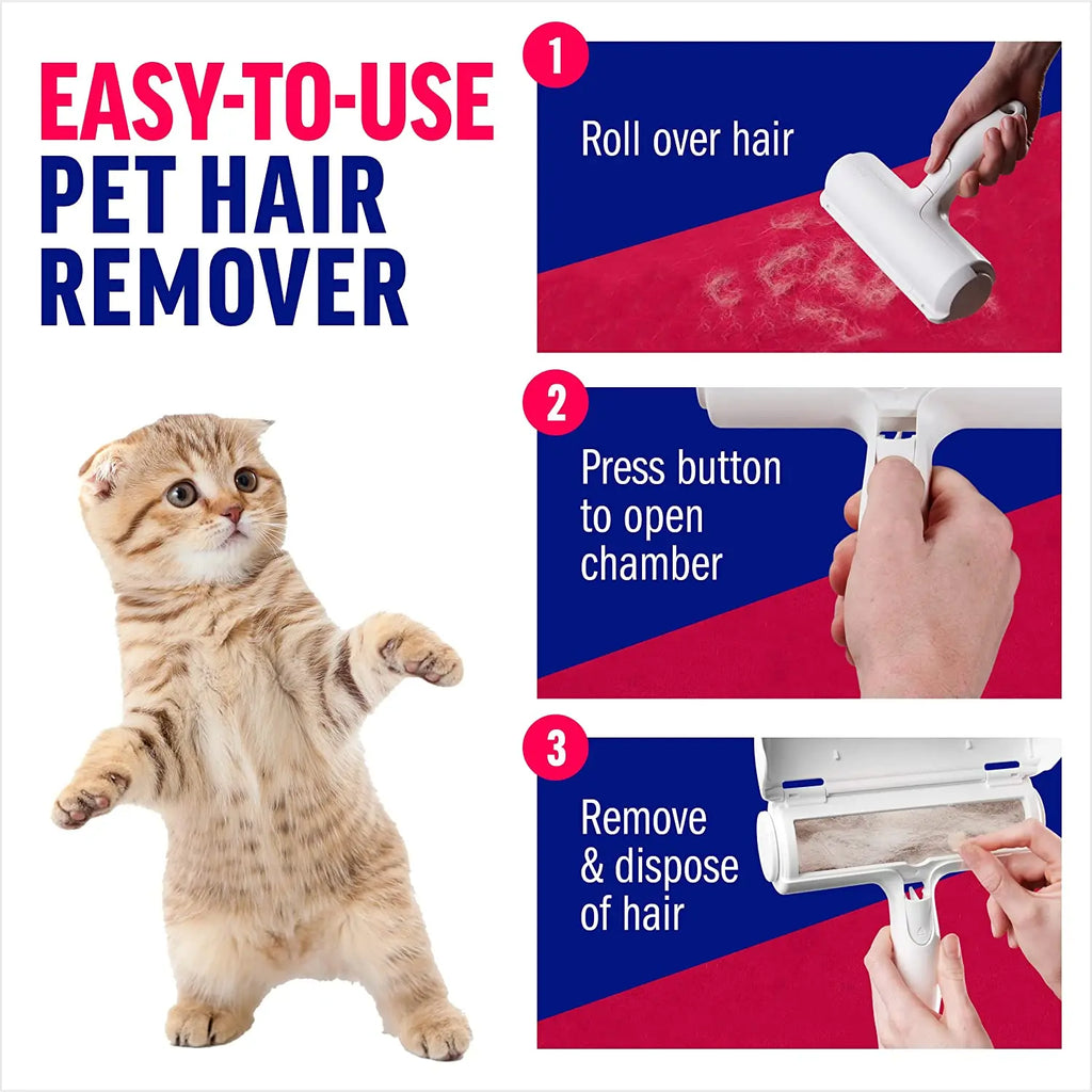 Self-Cleaning Pet Fur & Lint Remover
