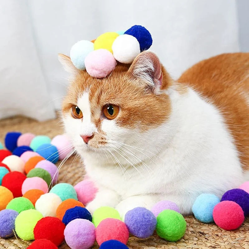 Interactive Mini Ball Launcher Cat Toy