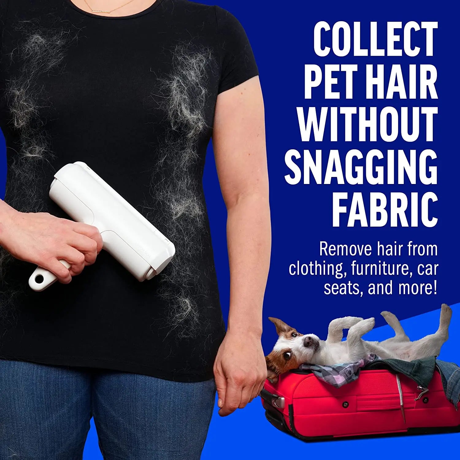 Self-Cleaning Pet Fur & Lint Remover
