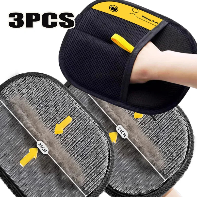 Pet Grooming & Hair Deshedding Gloves