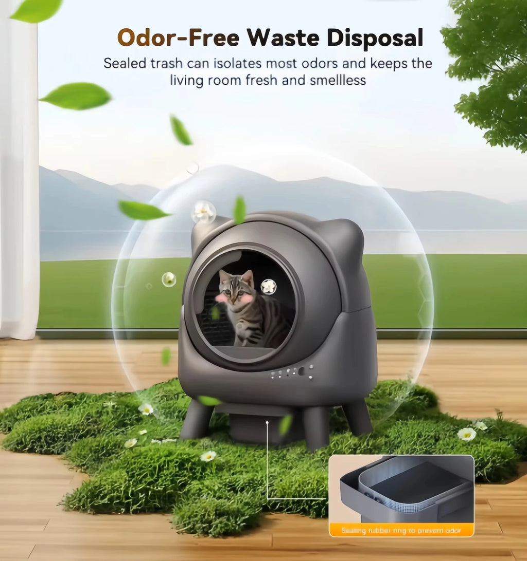 ELS Automatic Cat Litter Box Accessories Silicone Pad Cat Litter Pad Cat Supplies Things for Cats Cat Stuff Waterproof