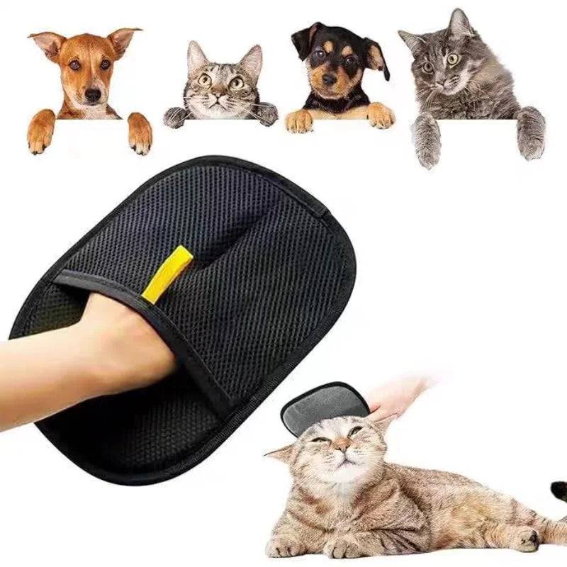 Pet Grooming & Hair Deshedding Gloves