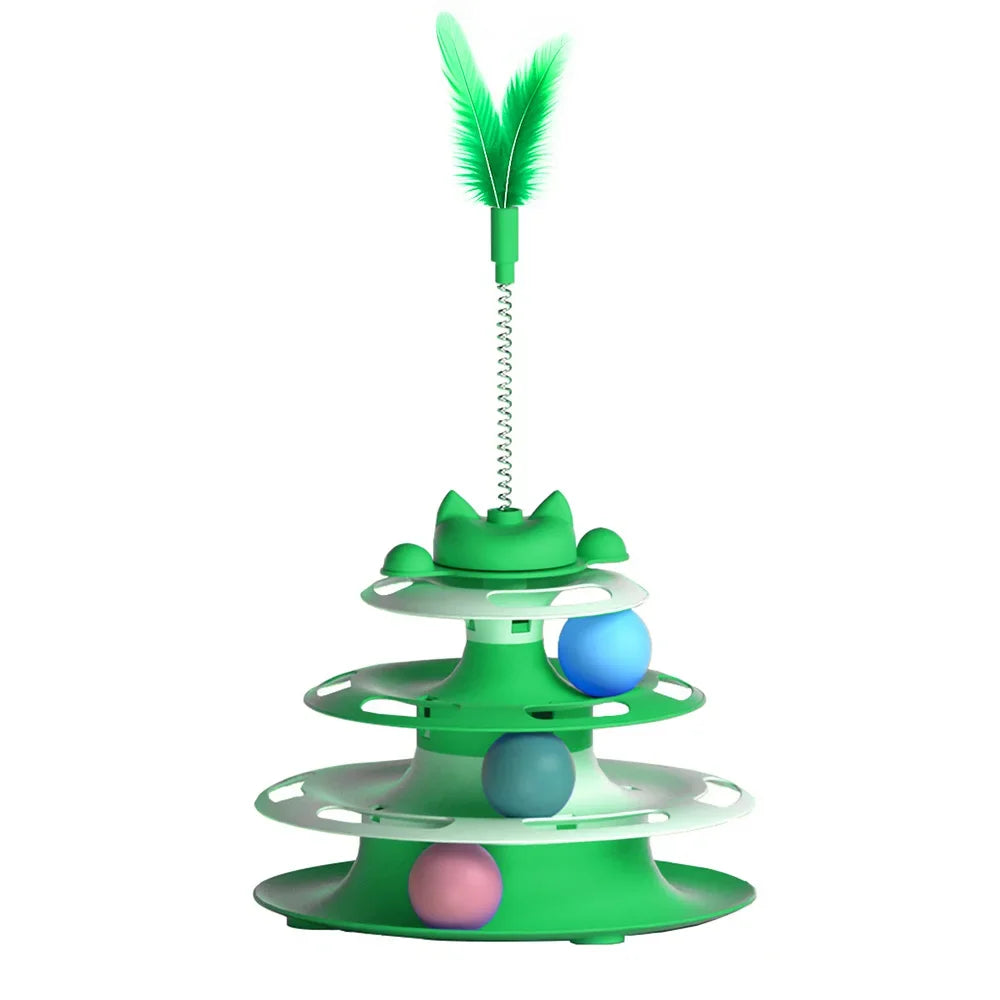 Interactive Cat Turntable Toy