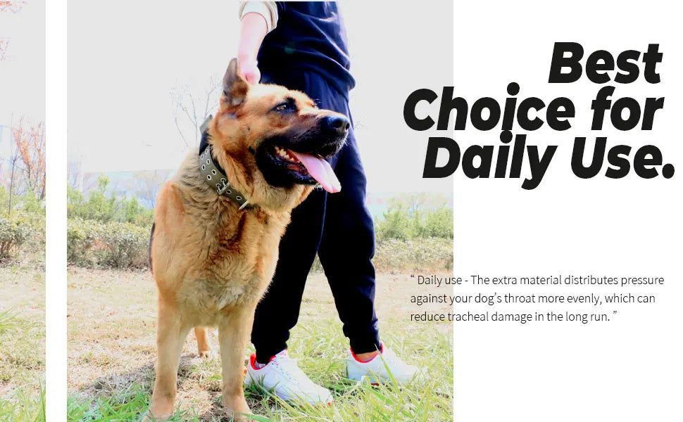 Adjustable Pet Tactical Dog Collar Durable Double Buckle German Shepherd Training Leash and Collar Large Medium Dogs Accessories