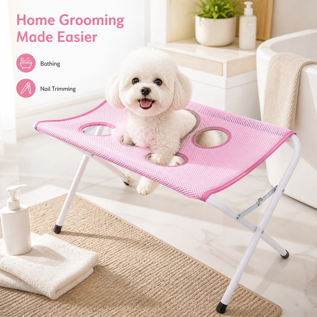 Pet Grooming Hammock & Stand