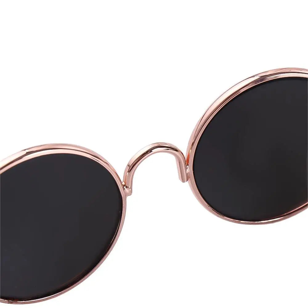 Round Funny Cat Accessories Decoration Reflection Lovely Eye Wear Sunglasses Pet Glasses Photos Props