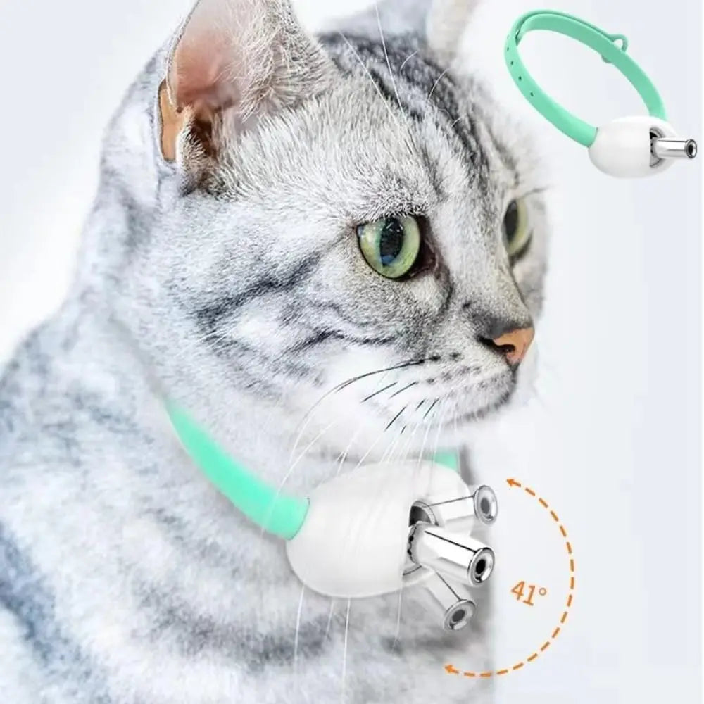 Automatic Cat Laser Toy Electric Pet Supplies Intelligent LED Necklaces with LED Light Led Cat Collar for Cat Accessories