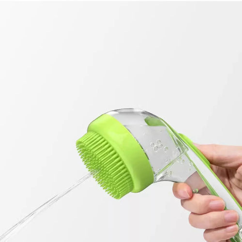 2-in-1 Pet Bath Massage Brush & Grooming Tool