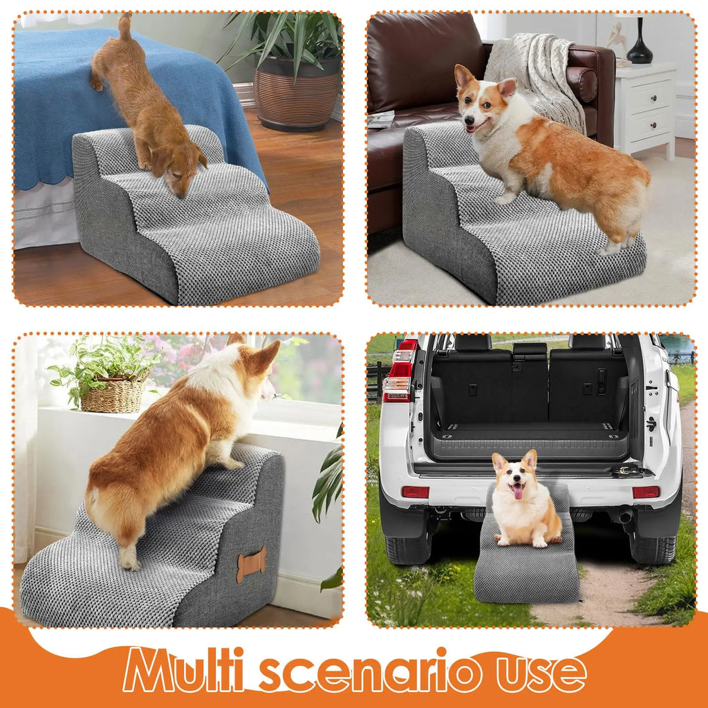 Haustierbett- & Sofa-Sicherheitsstufenrampe