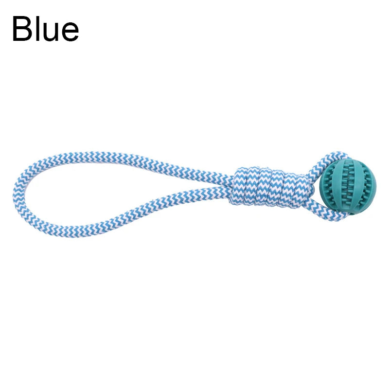 Cotton Rope Handle Treat Chew Ball