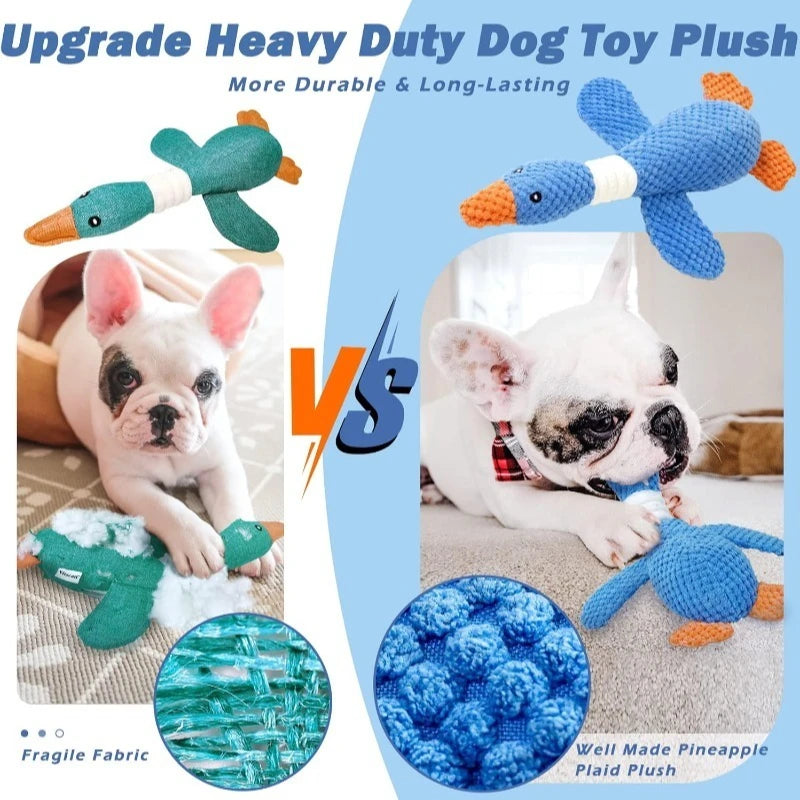Squeaky Plush Interactive Chew Toy