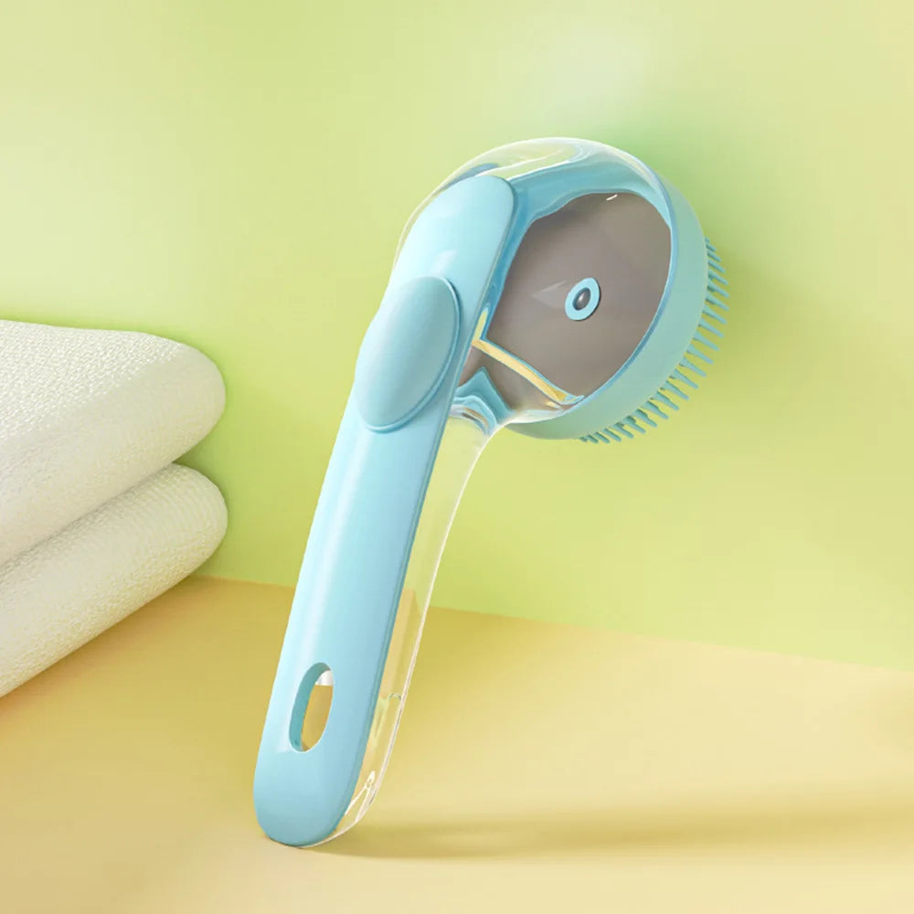 2-in-1 Pet Bath Massage Brush & Grooming Tool