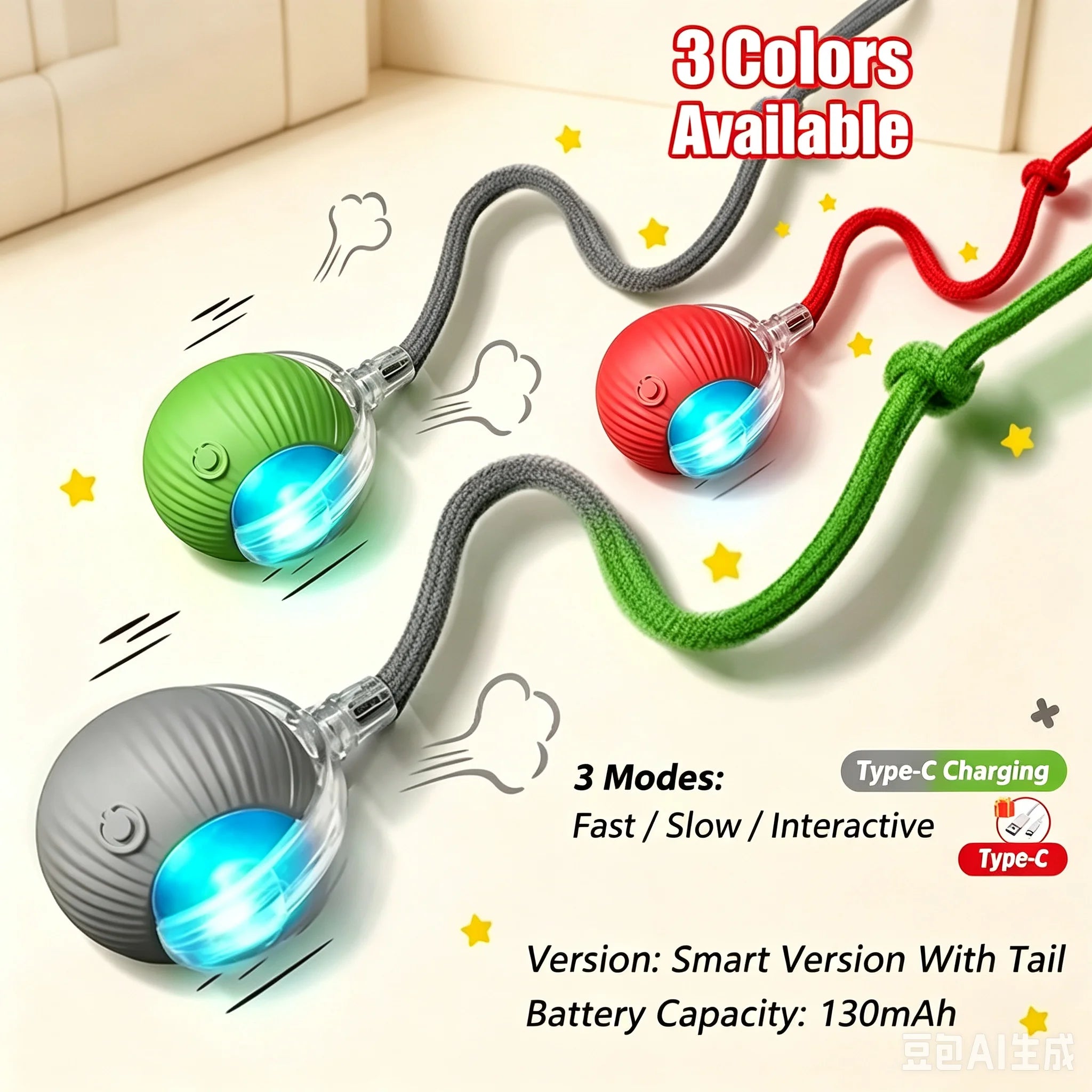 Intelligent Obstacle Avoidance Cat Ball