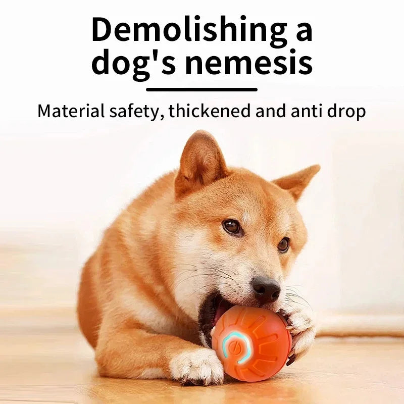 Pelota interactiva electrónica inteligente para perros que rebota