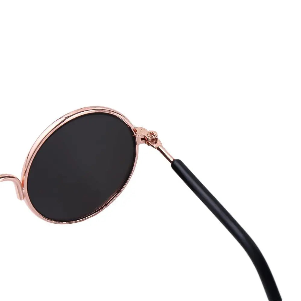 Round Funny Cat Accessories Decoration Reflection Lovely Eye Wear Sunglasses Pet Glasses Photos Props