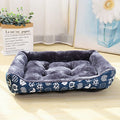 Cozy Winter Plush Pet Sofa Bed