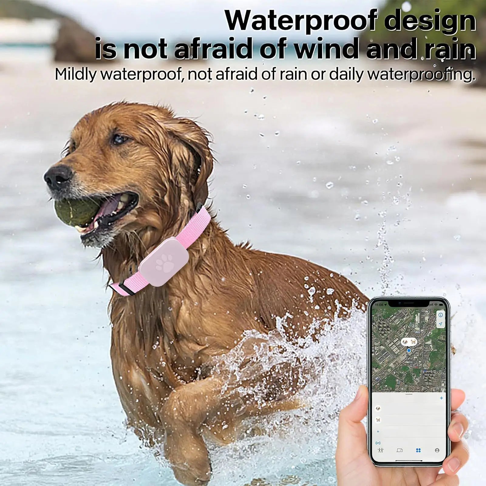 Cat Trackers Cat Tracker Collar Pet Kitten Collar Multifunctional Pet Smart Trackers Pets Accessories IOS Compatible