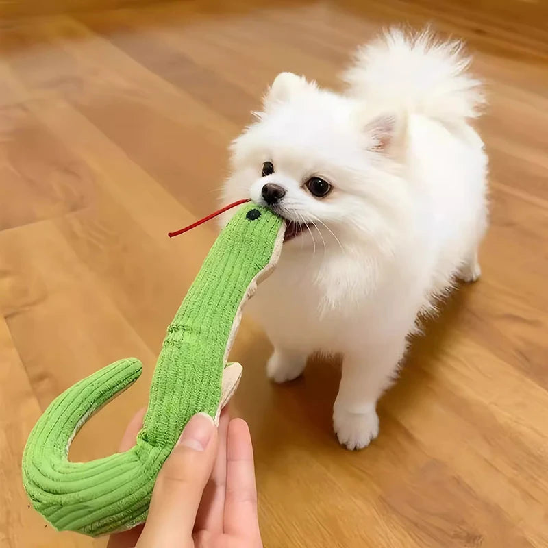 Interactive Plush Snake Kicker Toy
