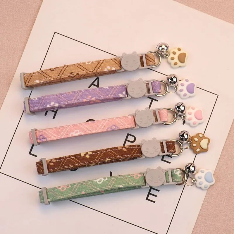 Colorful Safety Pet Collar With Bell