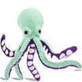 Interactive Squeaky Plush Octopus Toy