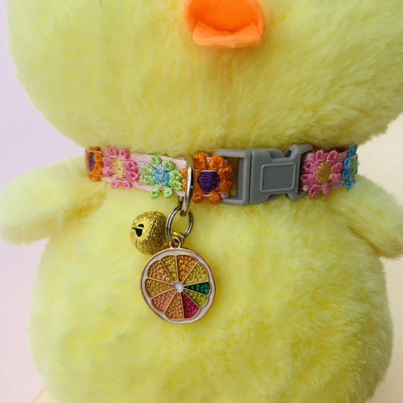 Colorful Safety Pet Collar With Bell