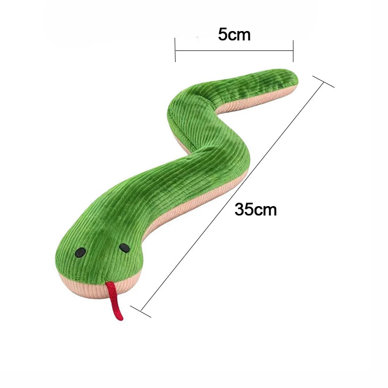 Interactive Plush Snake Kicker Toy
