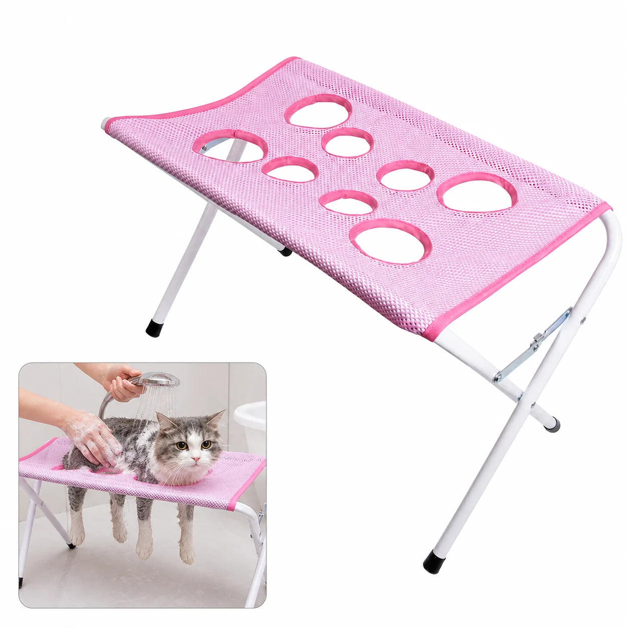 Pet Grooming Hammock & Stand