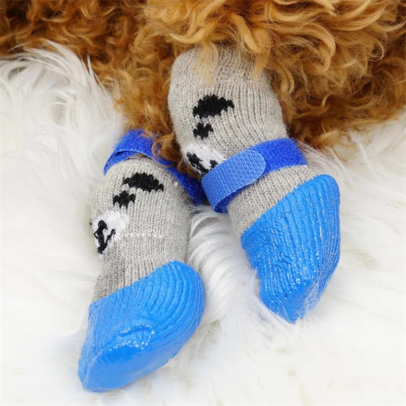 Pet Dog Shoes Socks And Harness For A Small Dog Warm Waterproof Non Slip Boots As Cat Necklace Accessories For Both Cats And Dog