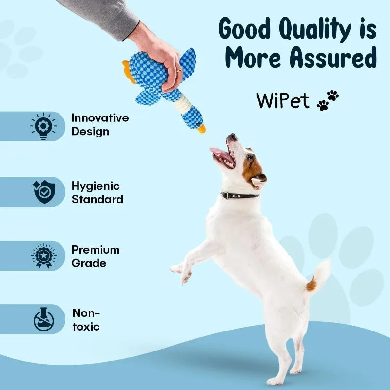 Squeaky Plush Interactive Chew Toy