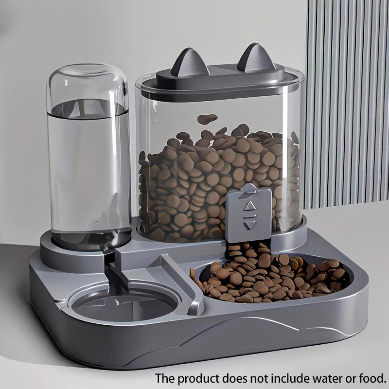 2-in-1 Automatic Pet Feeder & Water Dispenser