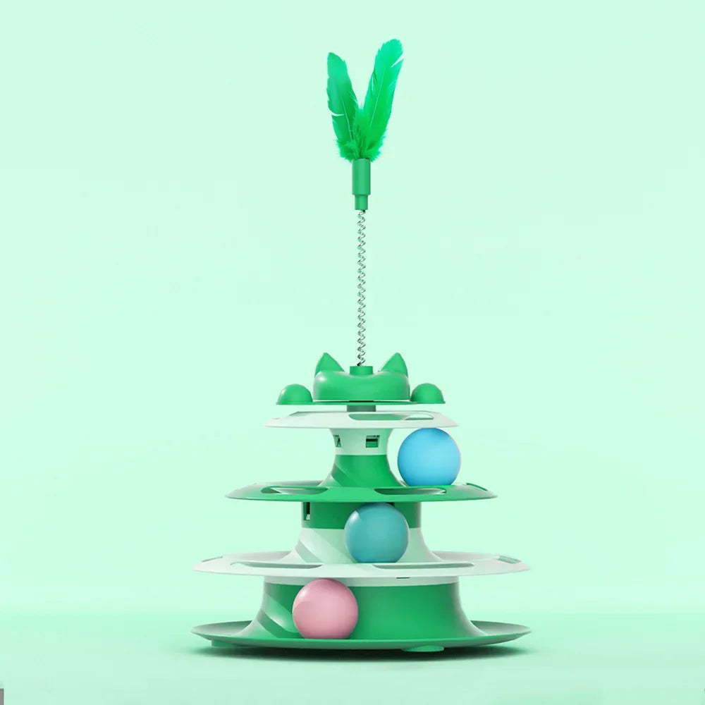 Interactive Cat Turntable Toy