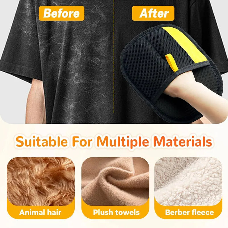 Pet Grooming & Hair Deshedding Gloves