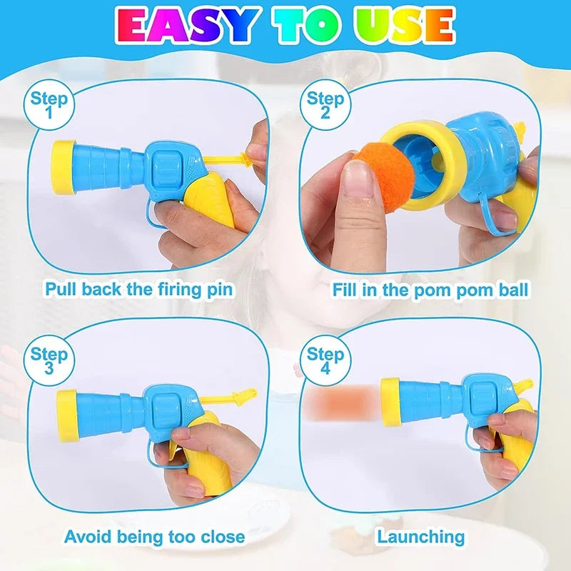 Interactive Mini Ball Launcher Cat Toy