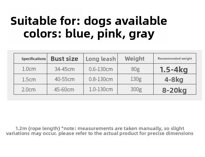 Dog leash, Retractable Harness, Dog Walking Rope, Medium, Small dog Chains, Collars, Pet supplies