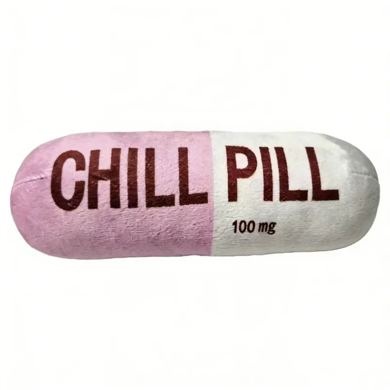 Durable Plush Capsule Chew Toy