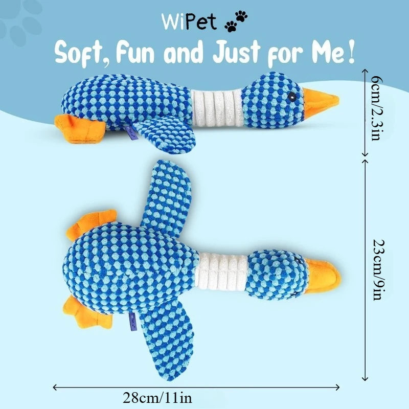 Squeaky Plush Interactive Chew Toy