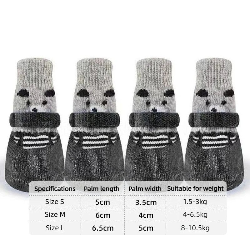 Pet Dog Shoes Socks And Harness For A Small Dog Warm Waterproof Non Slip Boots As Cat Necklace Accessories For Both Cats And Dog