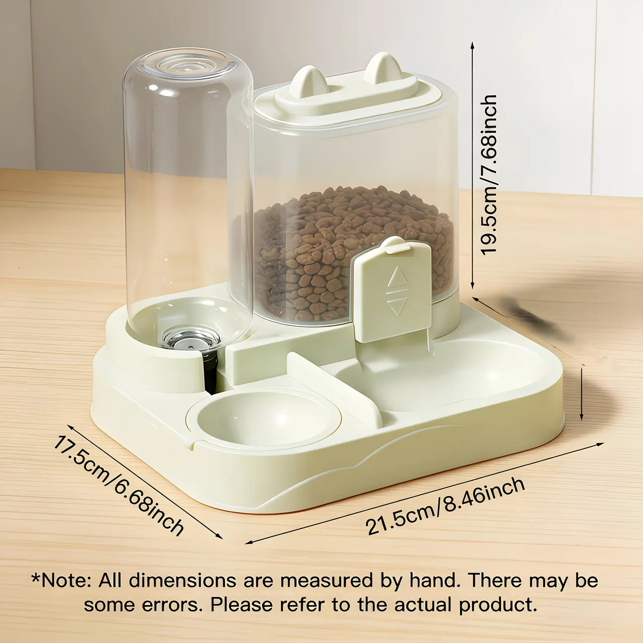 2-in-1 Automatic Pet Feeder & Water Dispenser