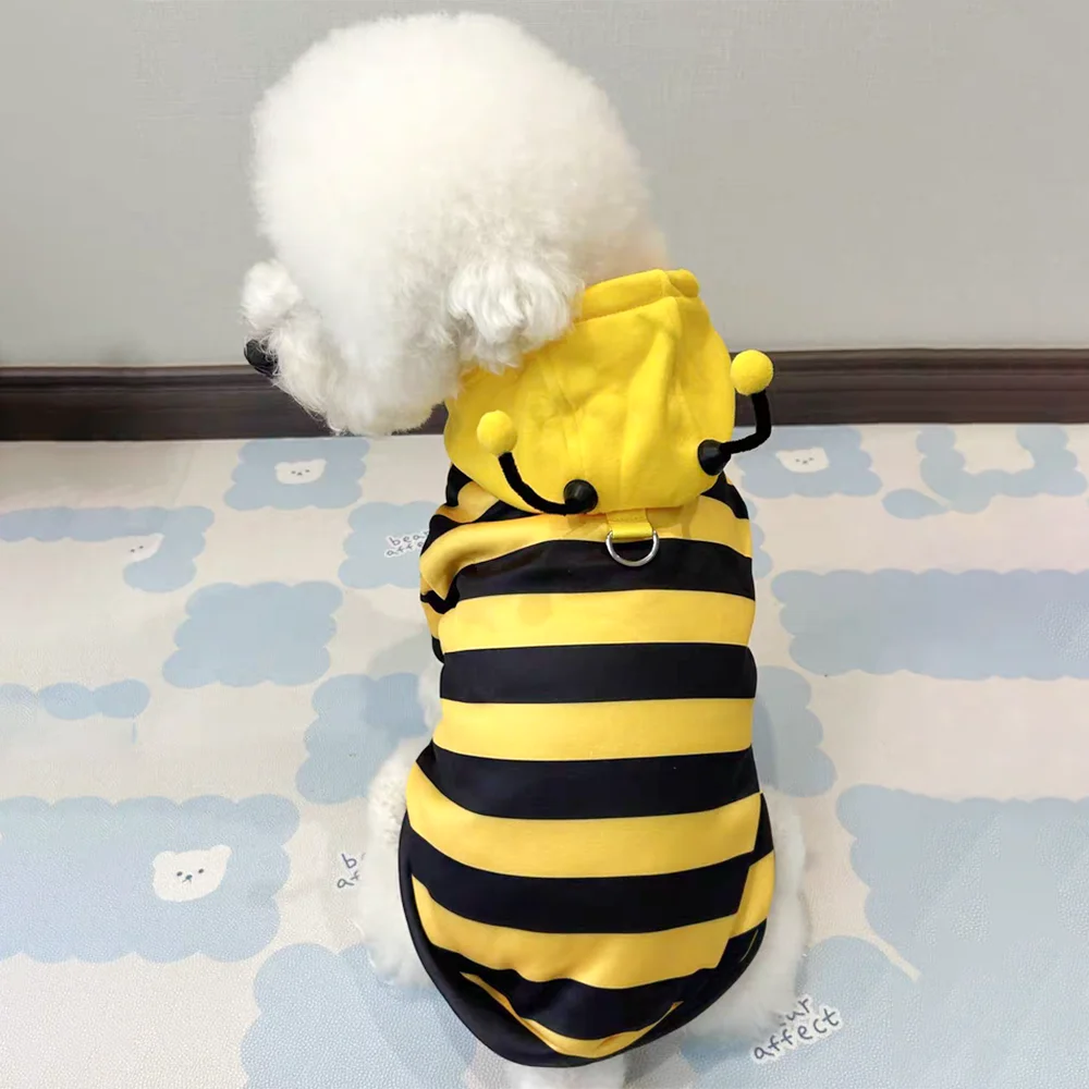 Cute Bee Costume Pet Hoodie