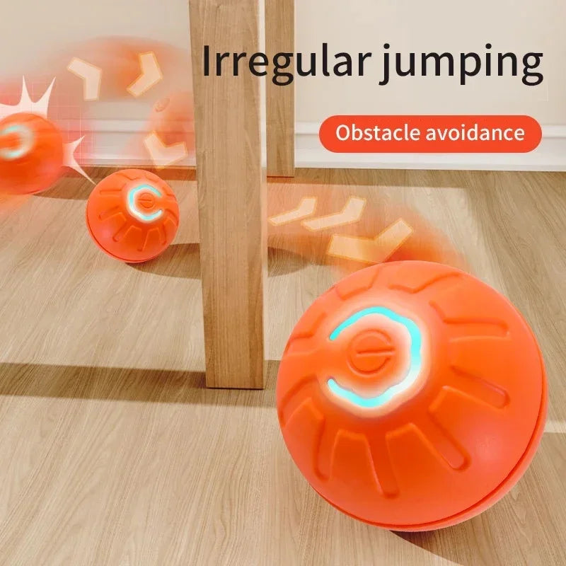 Pelota interactiva electrónica inteligente para perros que rebota