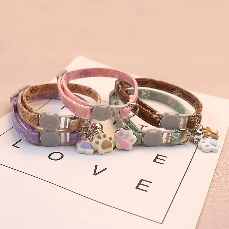 Colorful Safety Pet Collar With Bell