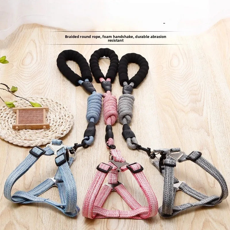 Dog leash, Retractable Harness, Dog Walking Rope, Medium, Small dog Chains, Collars, Pet supplies