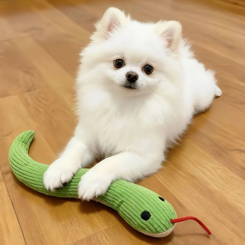 Interactive Plush Snake Kicker Toy