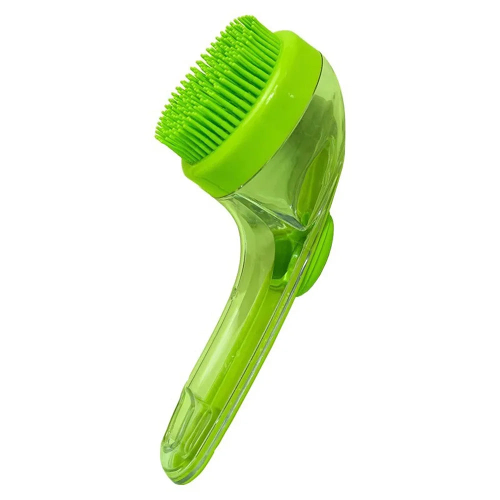 2-in-1 Pet Bath Massage Brush & Grooming Tool