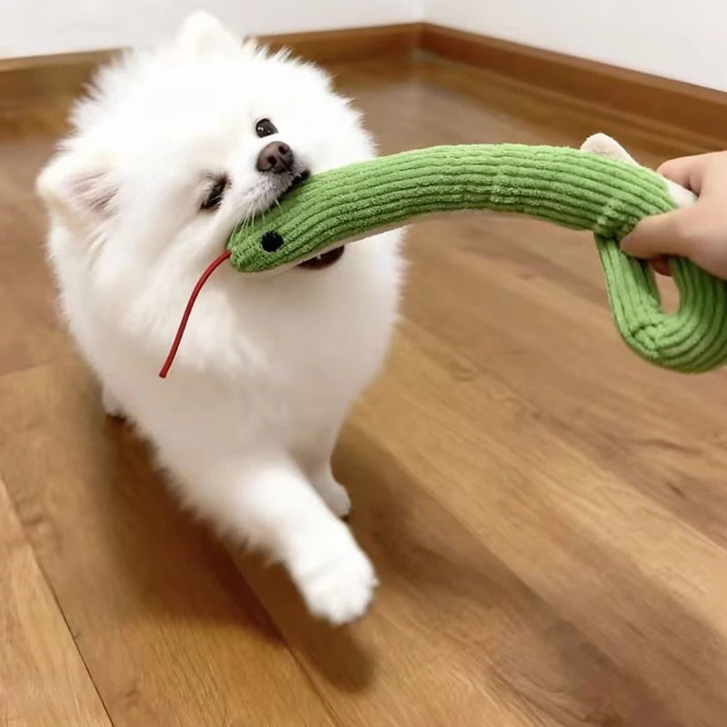 Interactive Plush Snake Kicker Toy