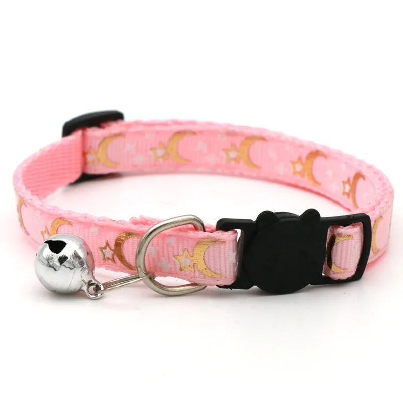 Colorful Safety Pet Collar With Bell
