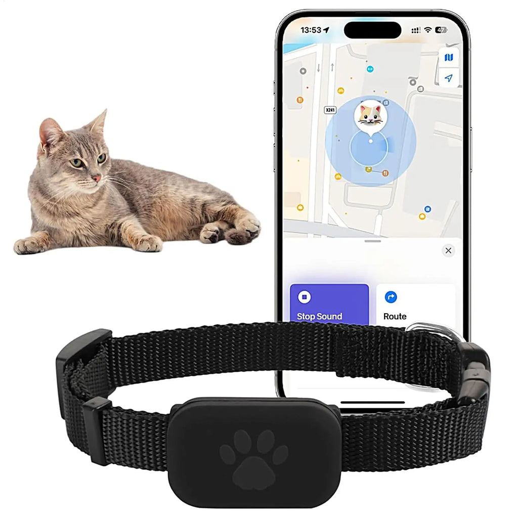 Cat Trackers Cat Tracker Collar Pet Kitten Collar Multifunctional Pet Smart Trackers Pets Accessories IOS Compatible