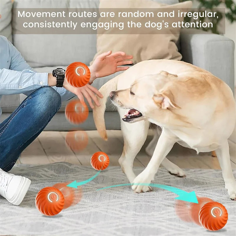 Pelota interactiva electrónica inteligente para perros que rebota