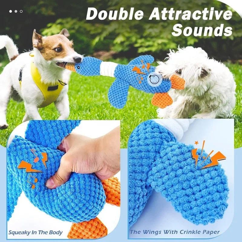 Squeaky Plush Interactive Chew Toy