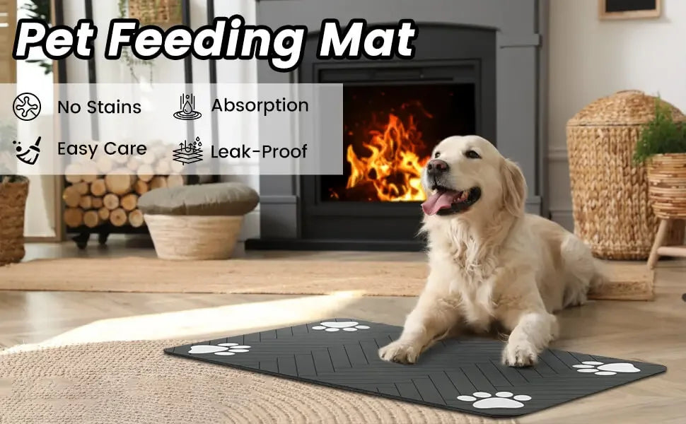 Waterproof Absorbent Pet Feeding Mat